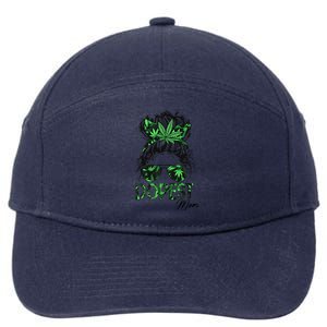 Worlds Dopest Mom Weed 420 Day Cannabis Funny 7-Panel Snapback Hat