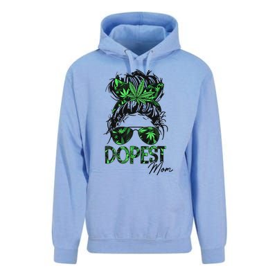 Worlds Dopest Mom Weed 420 Day Cannabis Funny Unisex Surf Hoodie