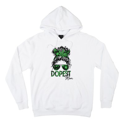 Worlds Dopest Mom Weed 420 Day Cannabis Funny Hoodie