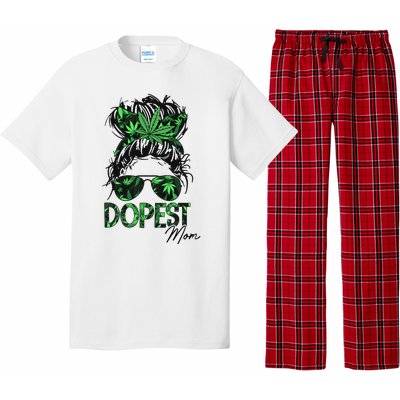 Worlds Dopest Mom Weed 420 Day Cannabis Funny Pajama Set