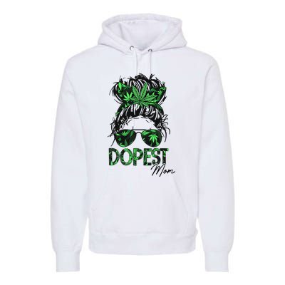 Worlds Dopest Mom Weed 420 Day Cannabis Funny Premium Hoodie