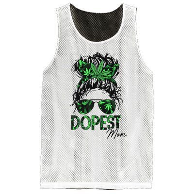 Worlds Dopest Mom Weed 420 Day Cannabis Funny Mesh Reversible Basketball Jersey Tank