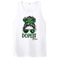 Worlds Dopest Mom Weed 420 Day Cannabis Funny PosiCharge Competitor Tank