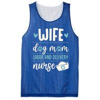 Wife Dog Mom Labor And Delivery Nurse Valentines Day Love Gift Mesh Reversible Basketball Jersey Tank