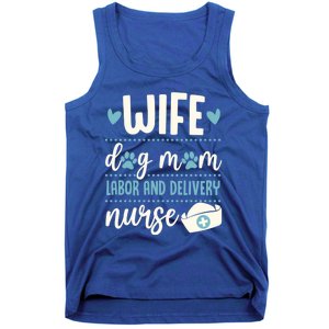 Wife Dog Mom Labor And Delivery Nurse Valentines Day Love Gift Tank Top