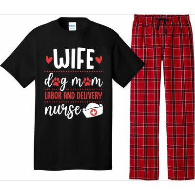 Wife Dog Mom Labor And Delivery Nurse Valentines Day Love Meaningful Gift Pajama Set