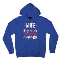 Wife Dog Mom Labor And Delivery Nurse Valentines Day Love Meaningful Gift Hoodie