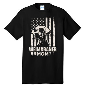 Weimaraner Dog Mom American Pride Tall T-Shirt