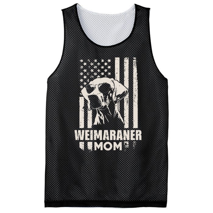 Weimaraner Dog Mom American Pride Mesh Reversible Basketball Jersey Tank