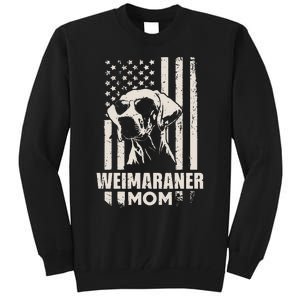 Weimaraner Dog Mom American Pride Tall Sweatshirt