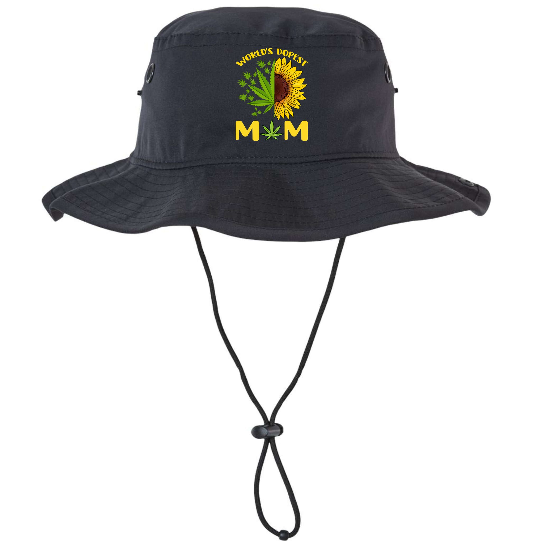 World's Dopest Mom Weed Marijuana Cannabis Weed Mother's Day Cool Gift Bucket Hat