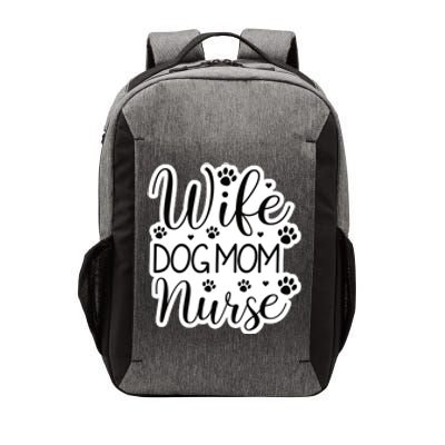 Wife Dog Mom Nurse Vector Backpack