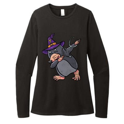 Witch Dabbing Mole Nurse Vintage Gift Womens CVC Long Sleeve Shirt