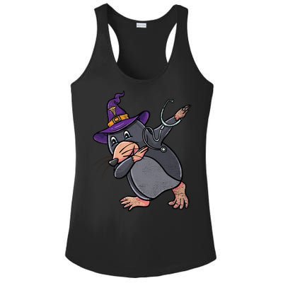 Witch Dabbing Mole Nurse Vintage Gift Ladies PosiCharge Competitor Racerback Tank