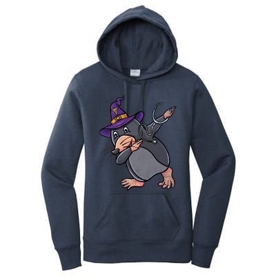 Witch Dabbing Mole Nurse Vintage Gift Women's Pullover Hoodie