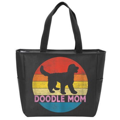 Wo Doodle Mom Cute Goldendoodle Dog Owner Mothers Day Mama Wife Zip Tote Bag