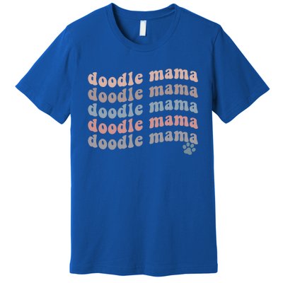 Wo Doodle Mom Gift Goldendoodle Gift Mother's Day Gift Premium T-Shirt