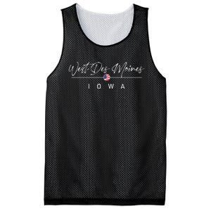 West Des Moines Iowa Mesh Reversible Basketball Jersey Tank