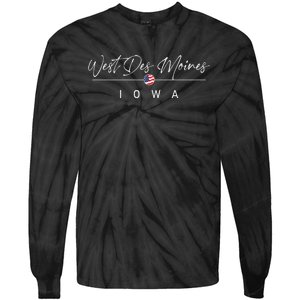 West Des Moines Iowa Tie-Dye Long Sleeve Shirt