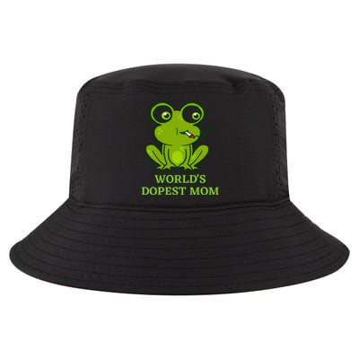 Worlds Dopest Mom Cool Comfort Performance Bucket Hat