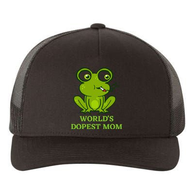 Worlds Dopest Mom Yupoong Adult 5-Panel Trucker Hat