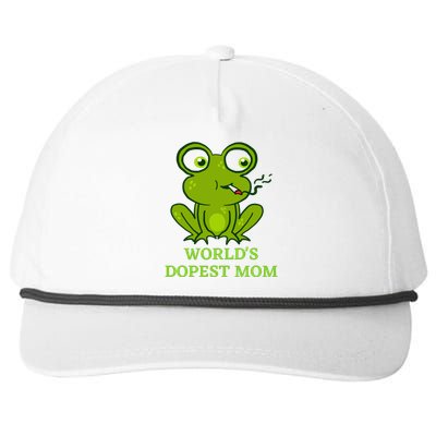 Worlds Dopest Mom Snapback Five-Panel Rope Hat