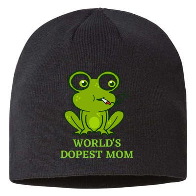 Worlds Dopest Mom Sustainable Beanie