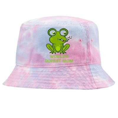 Worlds Dopest Mom Tie-Dyed Bucket Hat