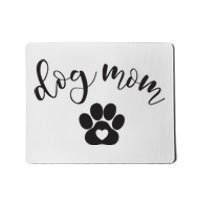 Womens Dog Mom Gifts For Women Graphic Tee Cute Puppy Paw Print Mousepad