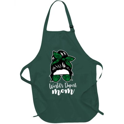 World's Dopest Mom Weed Hair Bun Apron