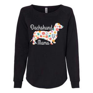 Womens Dachshund Mama Wiener Dog Doxie Mom Funny Cute Gift Cute Womens California Wash Sweatshirt