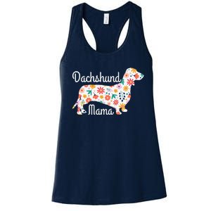 Womens Dachshund Mama Wiener Dog Doxie Mom Funny Cute Gift Cute Women's Racerback Tank