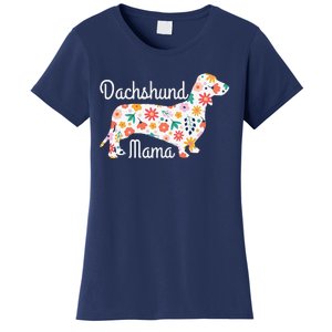 Womens Dachshund Mama Wiener Dog Doxie Mom Funny Cute Gift Cute Women's T-Shirt