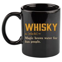 Whiskey Definition Magic Brown Water For Fun People 11oz C Handle Ceramic Mug