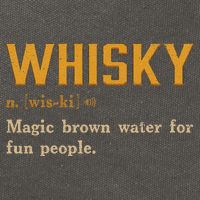 Whiskey Definition Magic Brown Water For Fun People Cotton Canvas Backpack