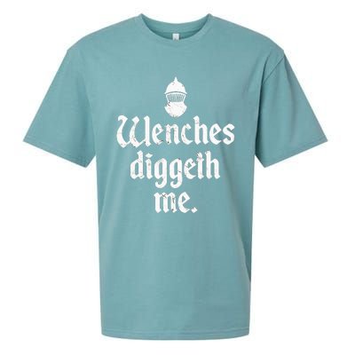 Wenches Diggeth Me Renaissance Fair Vikings Ren Faire Sueded Cloud Jersey T-Shirt