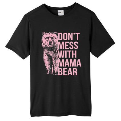 Wo Don't Mess with Mama Bear Vintage Mom Mommy Mother's Day Tall Fusion ChromaSoft Performance T-Shirt