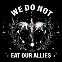 We Do Not Eat Our Allies Dragon Rider 4th Wing Book Bookish Button