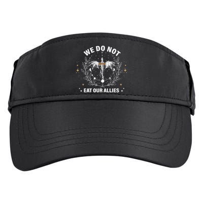 We Do Not Eat Our Allies Dragon Rider 4th Wing Book Bookish Adult Drive Performance Visor