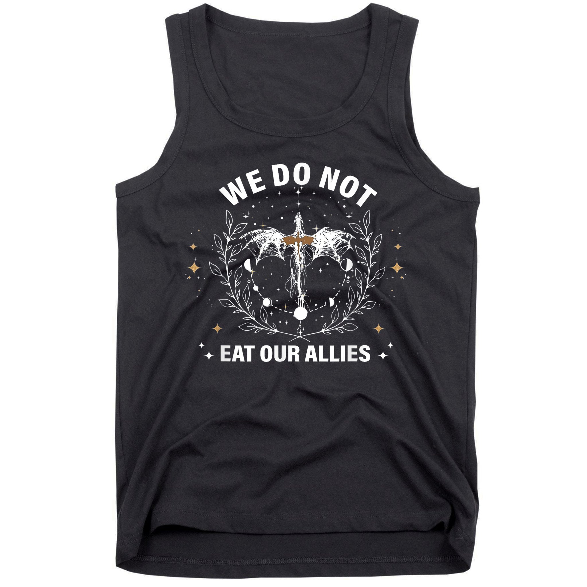 We Do Not Eat Our Allies Dragon Rider 4th Wing Book Bookish Tank Top
