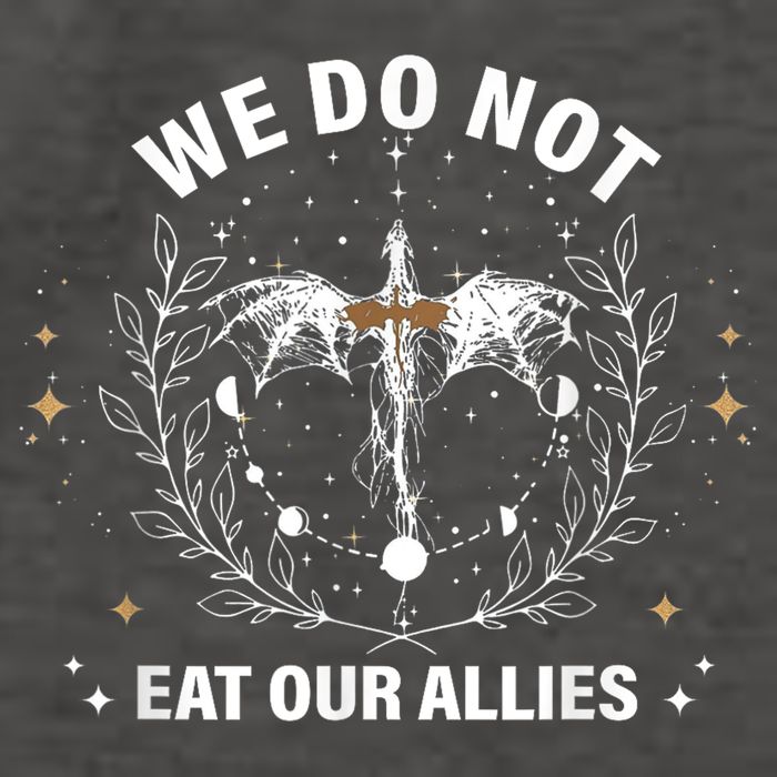 We Do Not Eat Our Allies Dragon Rider 4th Wing Book Bookish Vector Backpack