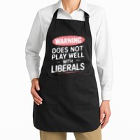 Warning Does Not Play Well With Liberals Apron