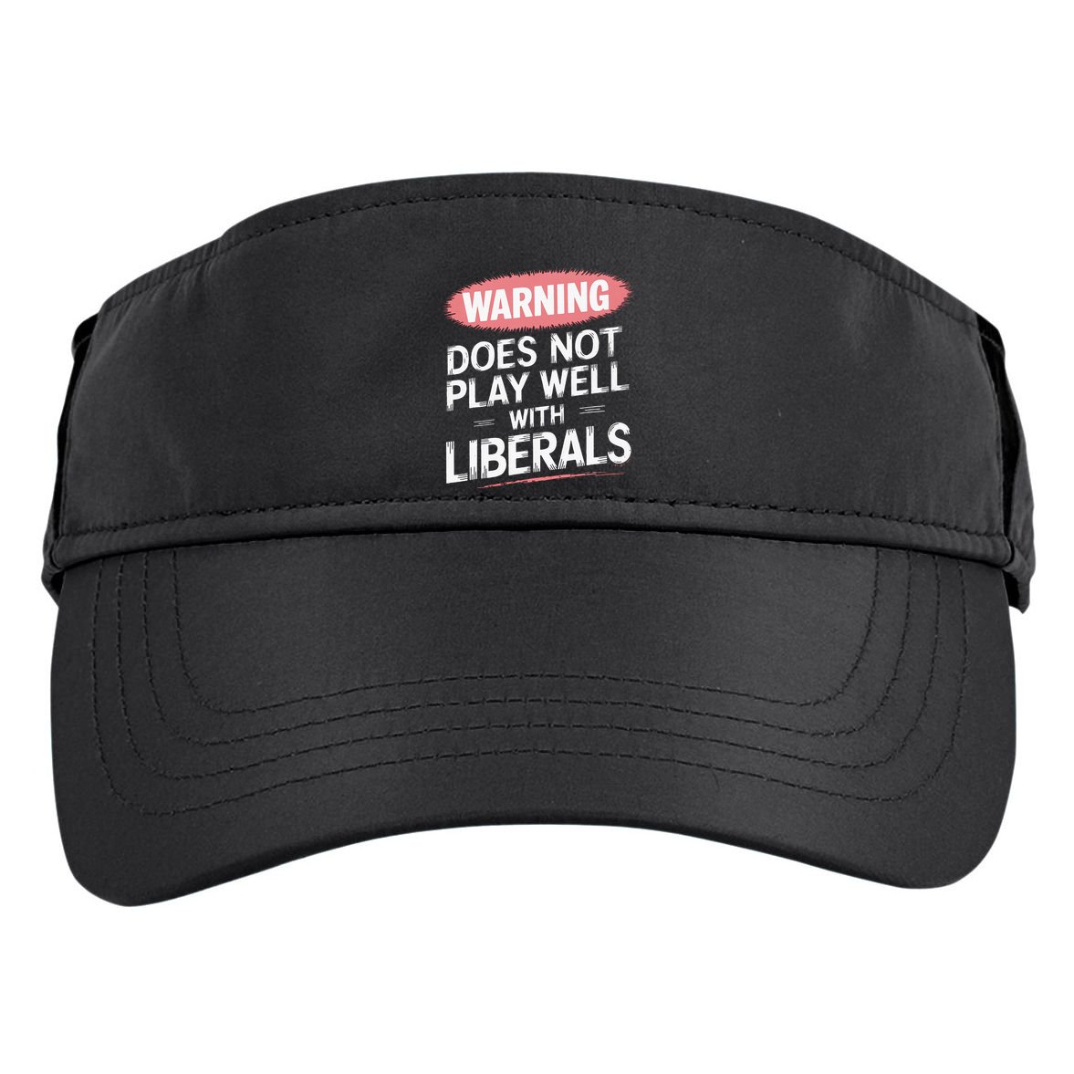 Warning Does Not Play Well With Liberals Adult Drive Performance Visor