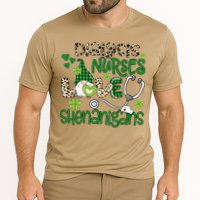 Womens Dialysis Nurses Love Shenanigans Patricks Day Gnome Leopard Cooling Performance Crew T-Shirt