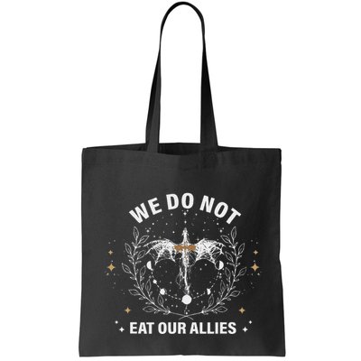 We Do Not Eat Our Allies Dragon Rider 4th Wing Book Bookish Bag