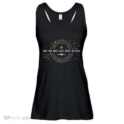 We Do Not Eat Our Allies Dragon Rider Wing Book Bookish Ladies Essential Flowy Tank