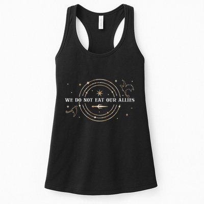 We Do Not Eat Our Allies Dragon Rider Wing Book Bookish Womens Tank Top