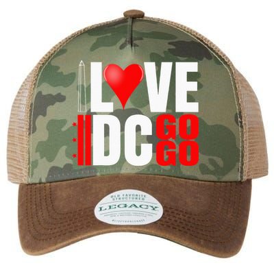 Washington DC Nations Capitol I Love Go Go Music Legacy Tie Dye Trucker Hat