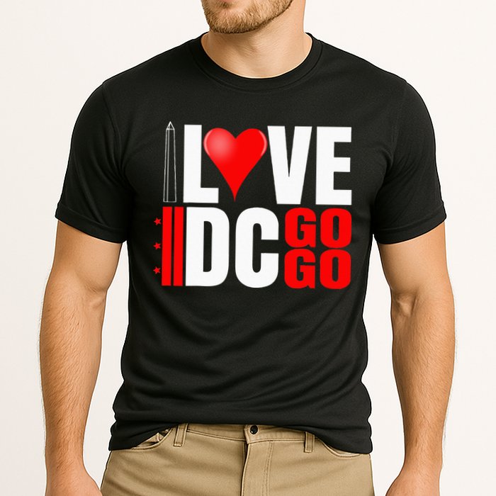 Washington DC Nations Capitol I Love Go Go Music Cooling Performance Crew T-Shirt