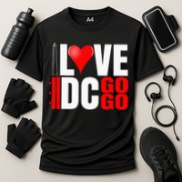 Washington DC Nations Capitol I Love Go Go Music Cooling Performance Crew T-Shirt